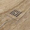 Douchebak Marmer Harseffect TRAVERTINO – antislip STONE 3D modern - Afbeelding 3