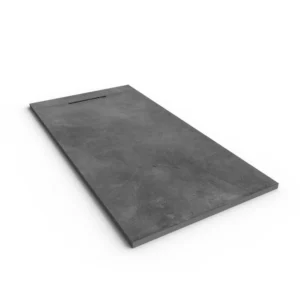 Douchebak PLASTER 3D imitatiebeton-effect chalk – perspectief