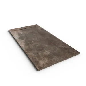 Douchebak PLASTER 3D imitatiebeton-effect deep – perspectief