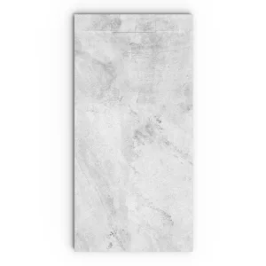 Douchebak PLASTER 3D imitatiebeton-effect grain – vooraanzicht