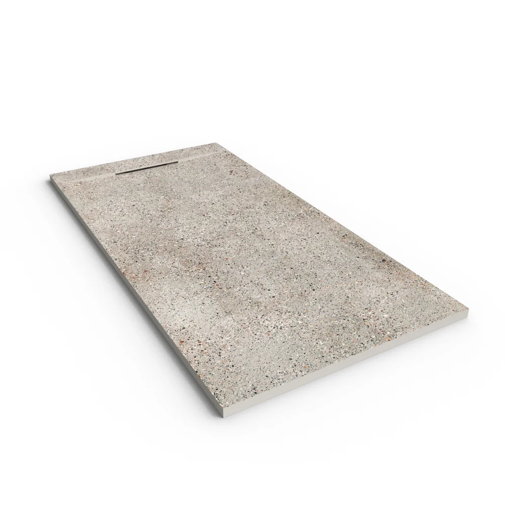 Douchebak PLASTER 3D imitatiebeton-effect Industrial – perspectief