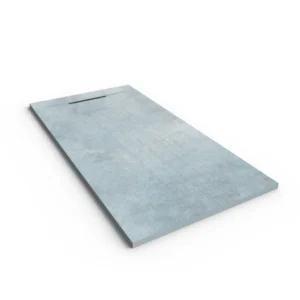 Douchebak PLASTER 3D imitatiebeton-effect pearl – perspectief