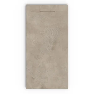 Douchebak PLASTER 3D imitatiebeton-effect satin – vooraanzicht