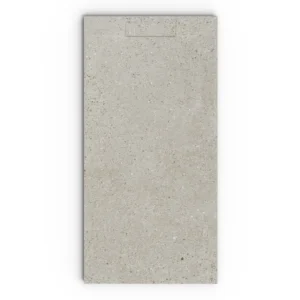 Douchebak PLASTER 3D imitatiebeton-effect warm – vooraanzicht