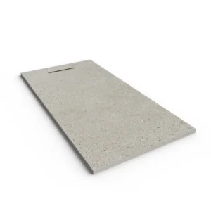 Douchebak PLASTER 3D imitatiebeton-effect warm – perspectief