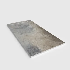 Douchebak PLASTER 3D imitatiebeton-effect CEMLUX – perspectief