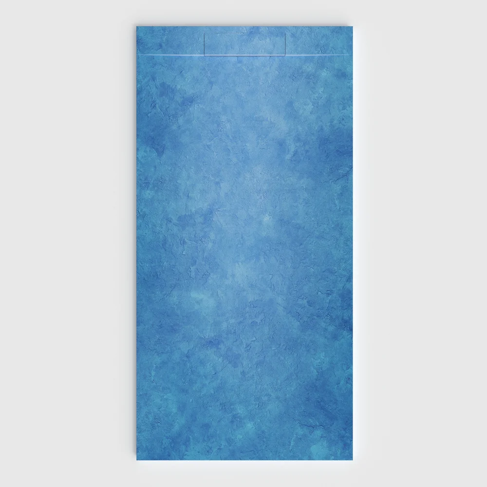 Douchebak PLASTER 3D imitatiebeton-effect CIVIKA – vooraanzicht
