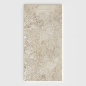 Douchebak PLASTER 3D imitatiebeton-effect DURTON – vooraanzicht