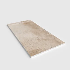 Douchebak PLASTER 3D imitatiebeton-effect GRAVON – perspectief