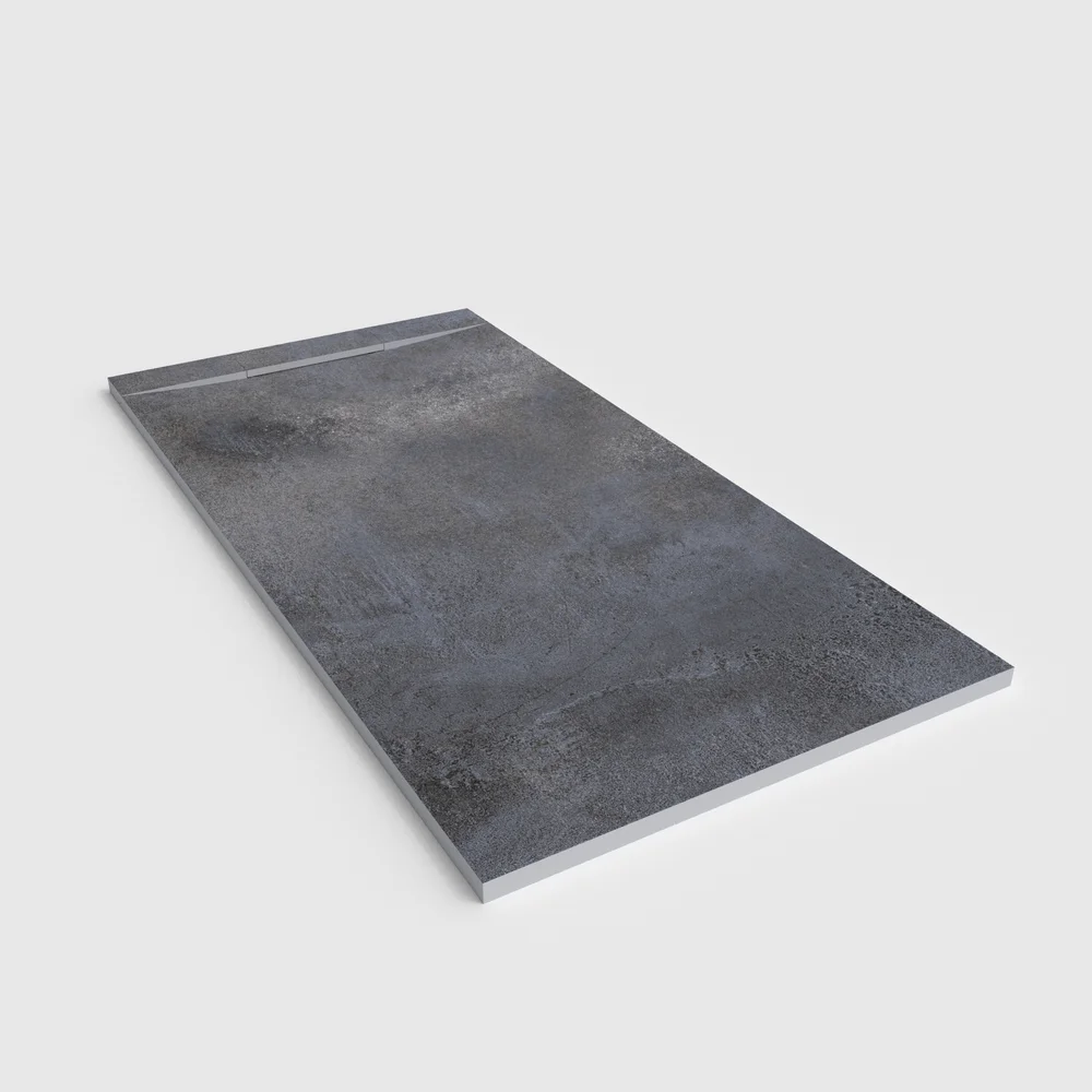 Douchebak PLASTER 3D imitatiebeton-effect LUNEXOR – perspectief