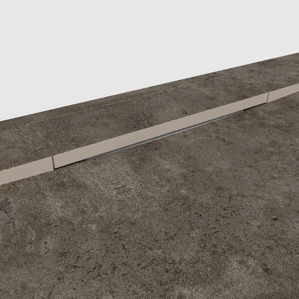 Douchebak PLASTER 3D imitatiebeton-effect MORTEXA – detail