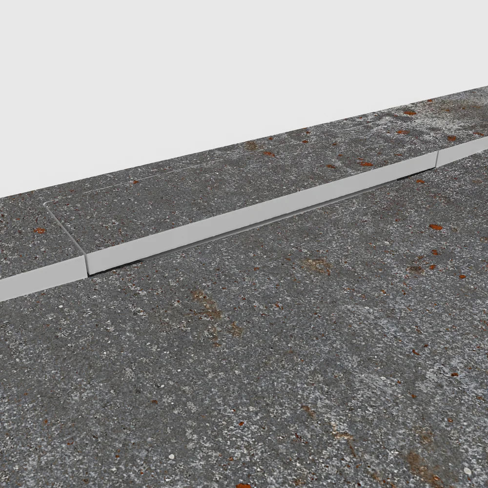 Douchebak PLASTER 3D imitatiebeton-effect OXIGON – detail
