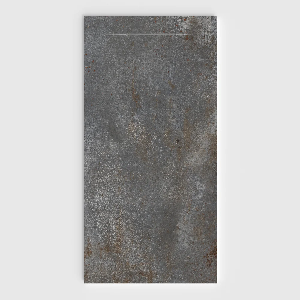Douchebak PLASTER 3D imitatiebeton-effect OXIGON – vooraanzicht