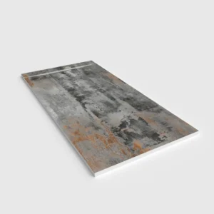 Douchebak PLASTER 3D imitatiebeton-effect SILEXUM – perspectief