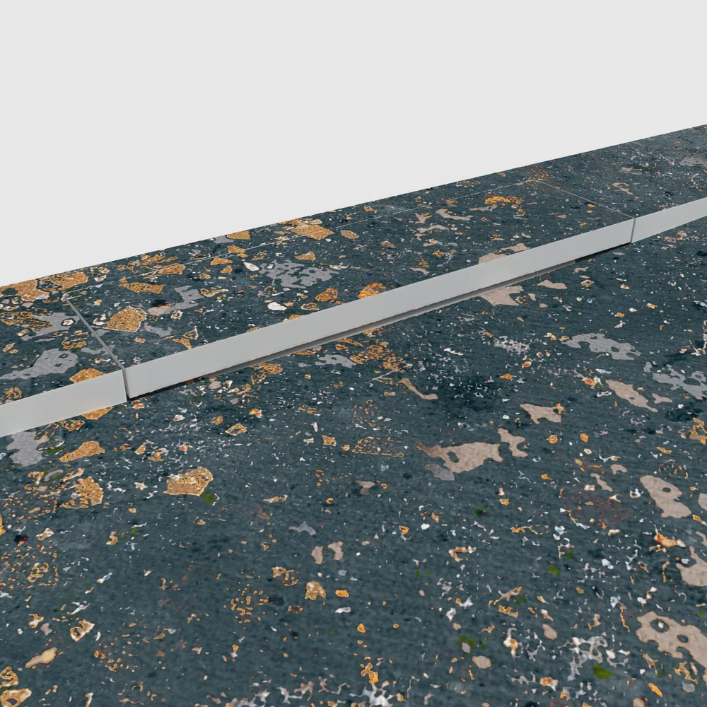 Douchebak PLASTER 3D imitatiebeton-effect TECTON – detail