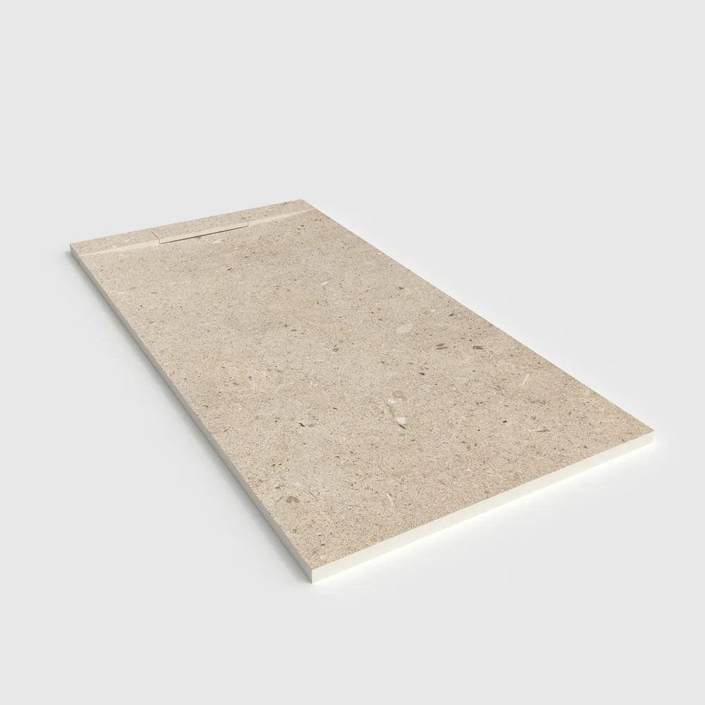 Douchebak PLASTER 3D imitatiebeton-effect URBANOR – perspectief