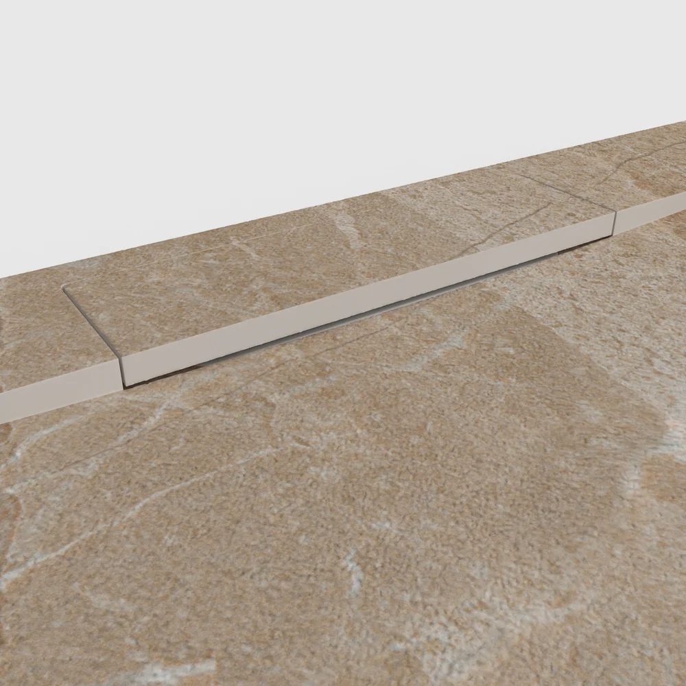Douchebak PLASTER 3D imitatiebeton-effect VIMPER – detail