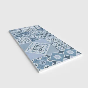 Douchebak PLASTER 3D imitatie hydraulische tegels-effect ALBARYZ – perspectief