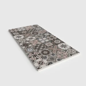 Douchebak PLASTER 3D imitatie hydraulische tegels-effect CARMENOR – perspectief