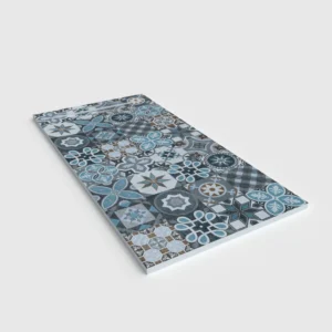 Douchebak PLASTER 3D imitatie hydraulische tegels-effect GRANARA – perspectief