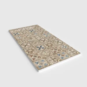 Douchebak PLASTER 3D imitatie hydraulische tegels-effect MORELICA – perspectief