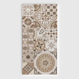 Douchebak PLASTER 3D imitatie hydraulische tegels-effect VELHAZA – vooraanzicht