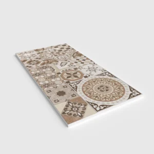 Douchebak PLASTER 3D imitatie hydraulische tegels-effect VELHAZA – perspectief