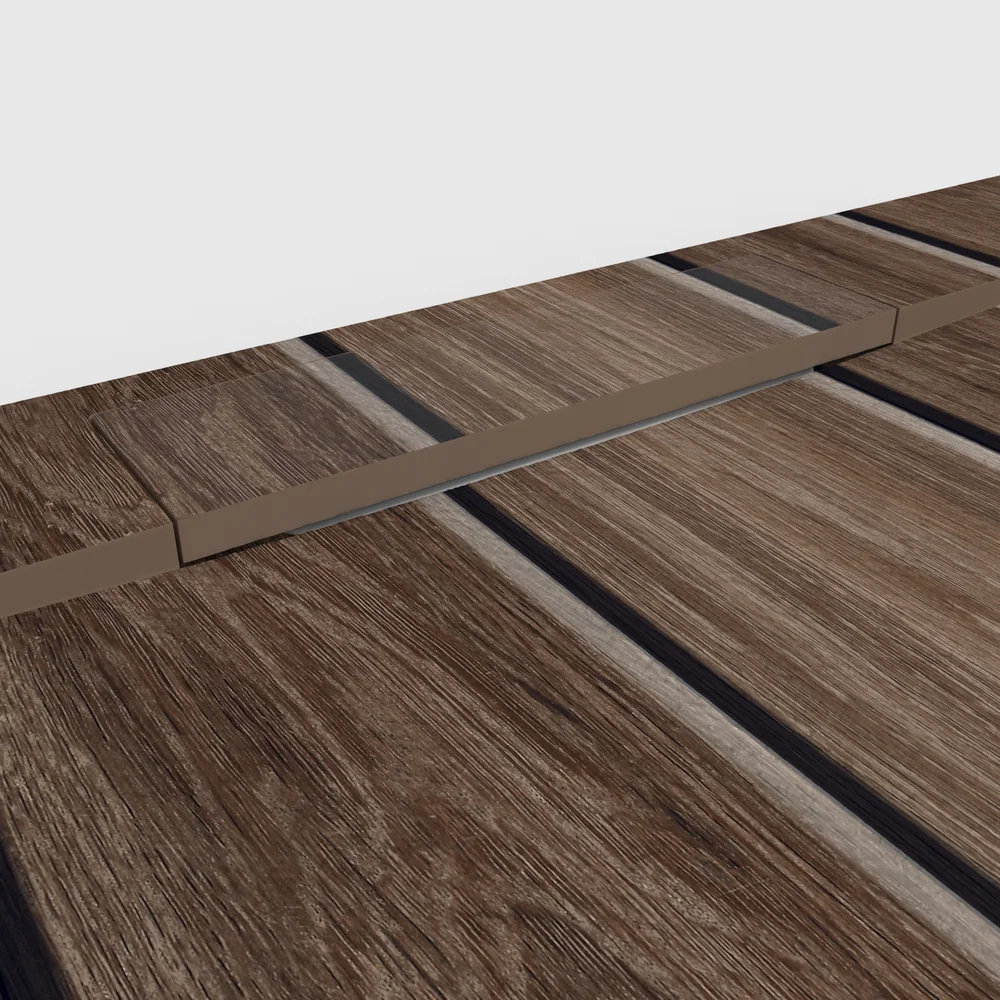 Douchebak PLASTER 3D imitatiehout-effect BRUNALE – detail