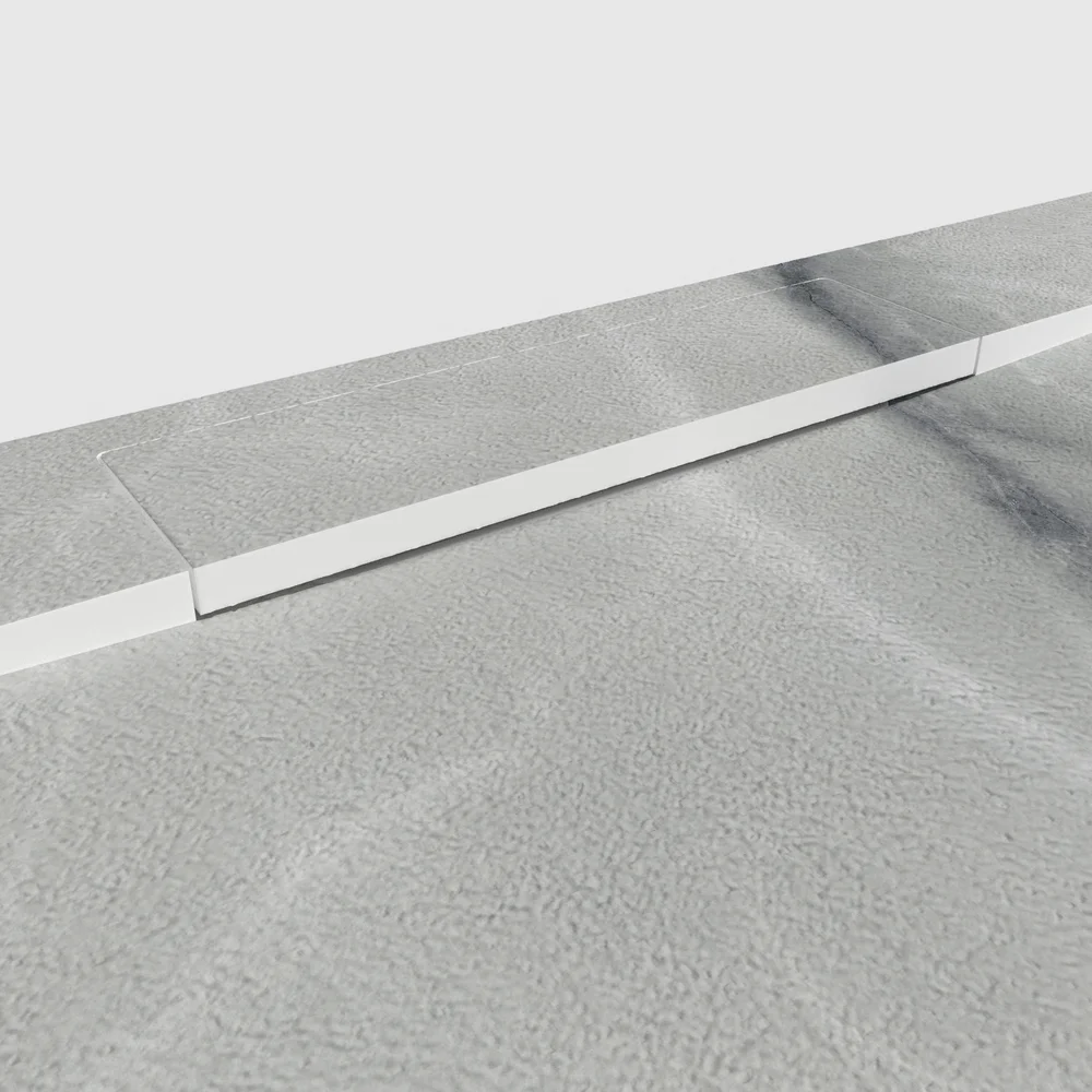 Douchebak PLASTER 3D imitatiemarmer-effect ANCARION – detail