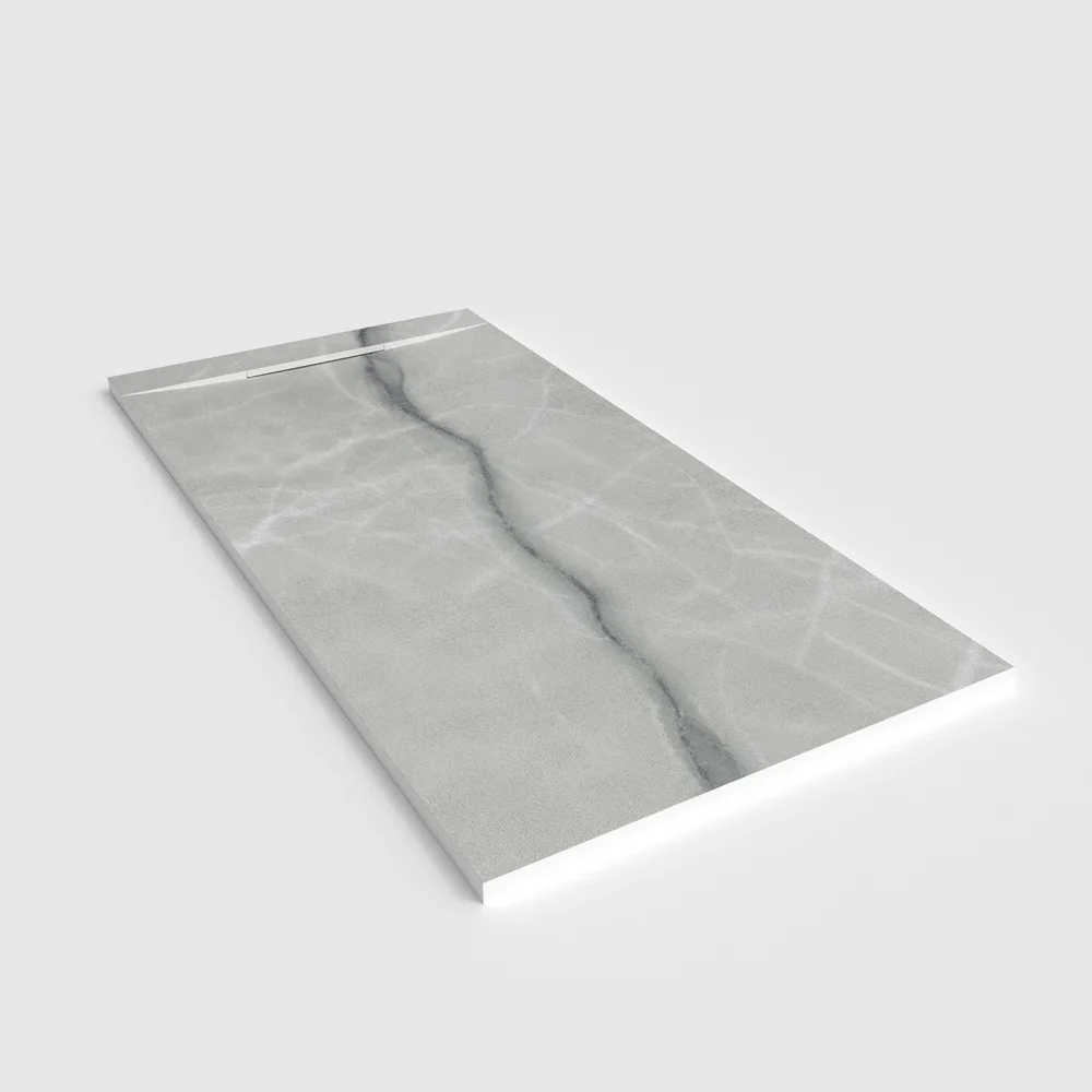 Douchebak PLASTER 3D imitatiemarmer-effect ANCARION – perspectief