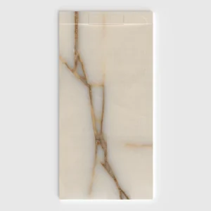 Douchebak PLASTER 3D imitatiemarmer-effect ATHENOX – vooraanzicht