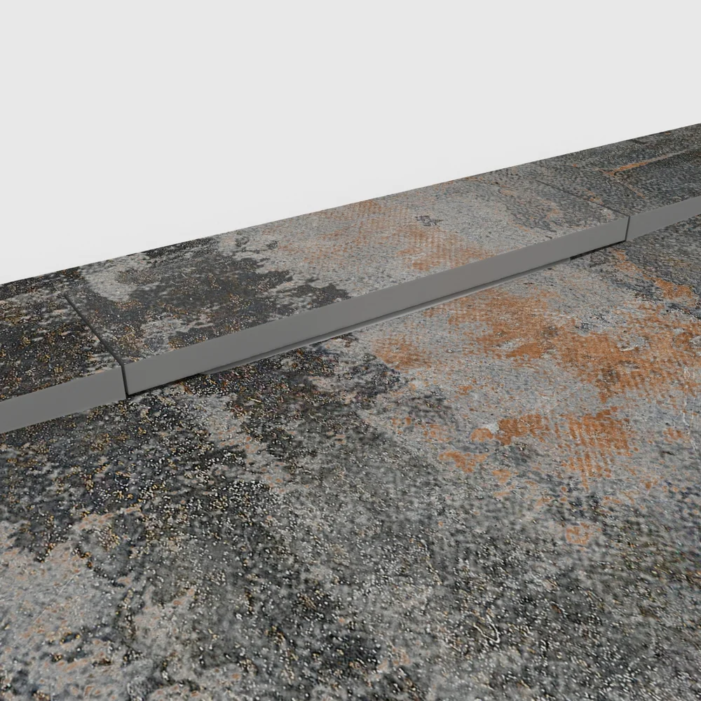 Douchebak PLASTER 3D imitatiemarmer-effect AURA – detail