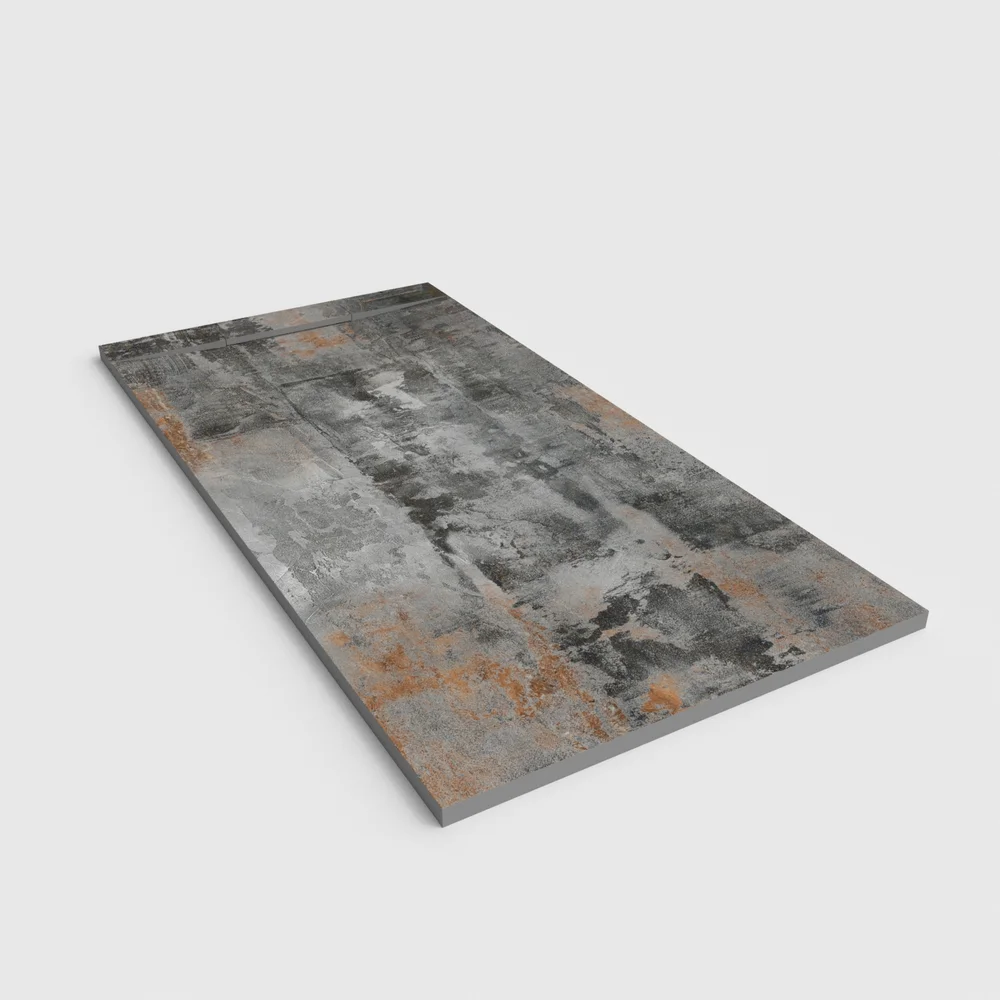 Douchebak PLASTER 3D imitatiemarmer-effect AURA – perspectief