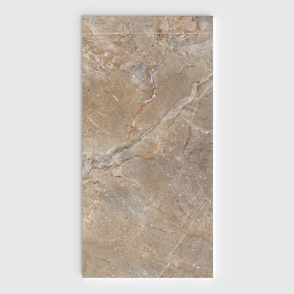 Douchebak PLASTER 3D imitatiemarmer-effect AURANTHIA – vooraanzicht