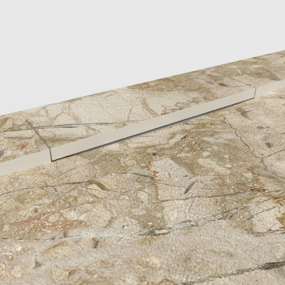 Douchebak PLASTER 3D imitatiemarmer-effect CALANTRA – detail