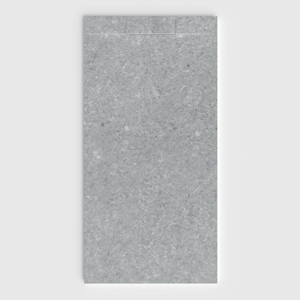 Douchebak PLASTER 3D imitatiemarmer-effect CARRAVON – vooraanzicht