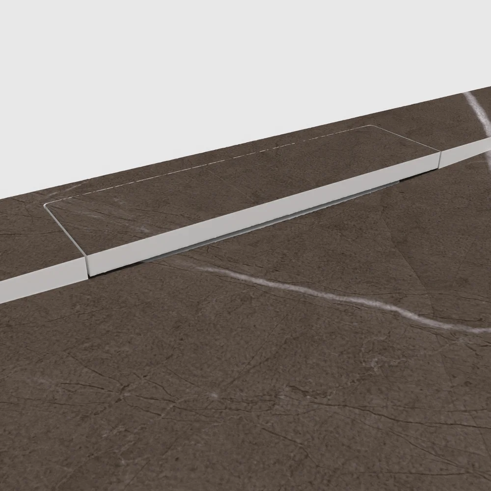 Douchebak PLASTER 3D imitatiemarmer-effect CERAVELLA – detail