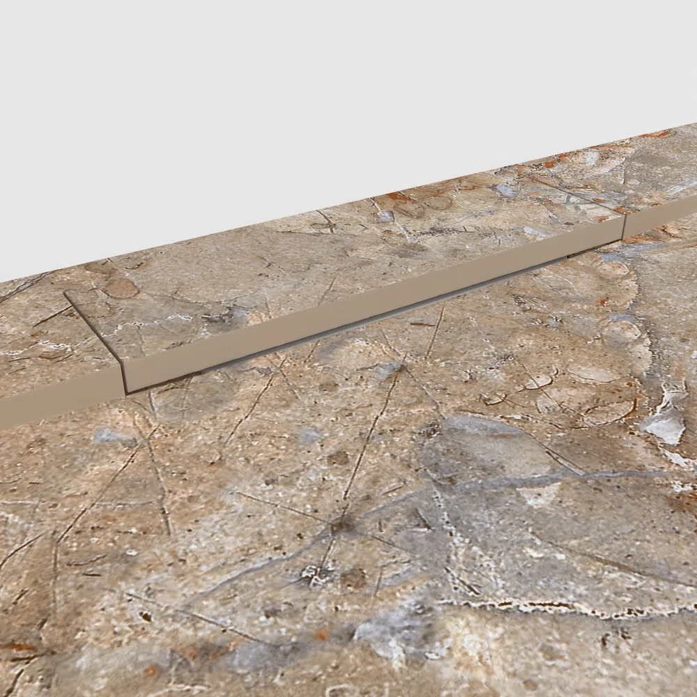 Douchebak PLASTER 3D imitatiemarmer-effect COLNOT – detail