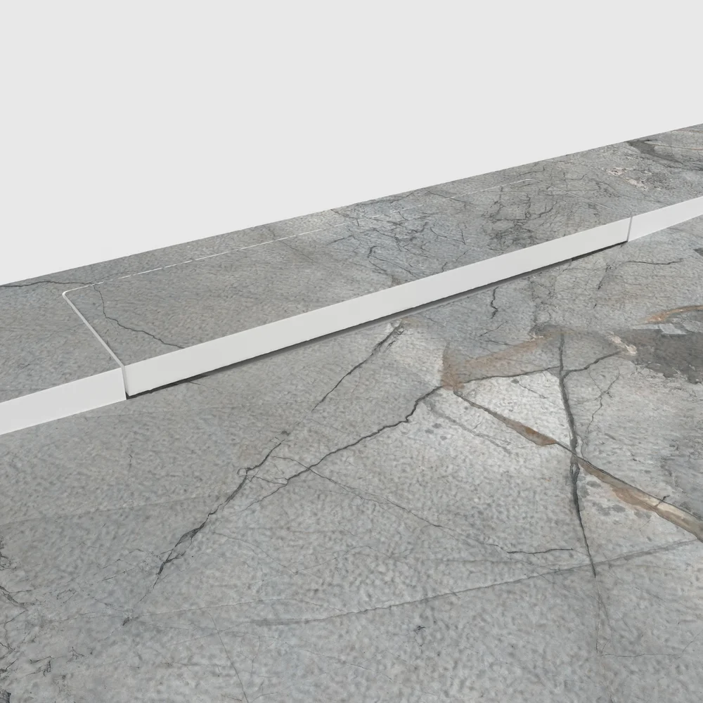 Douchebak PLASTER 3D imitatiemarmer-effect CREMAZZIA – detail
