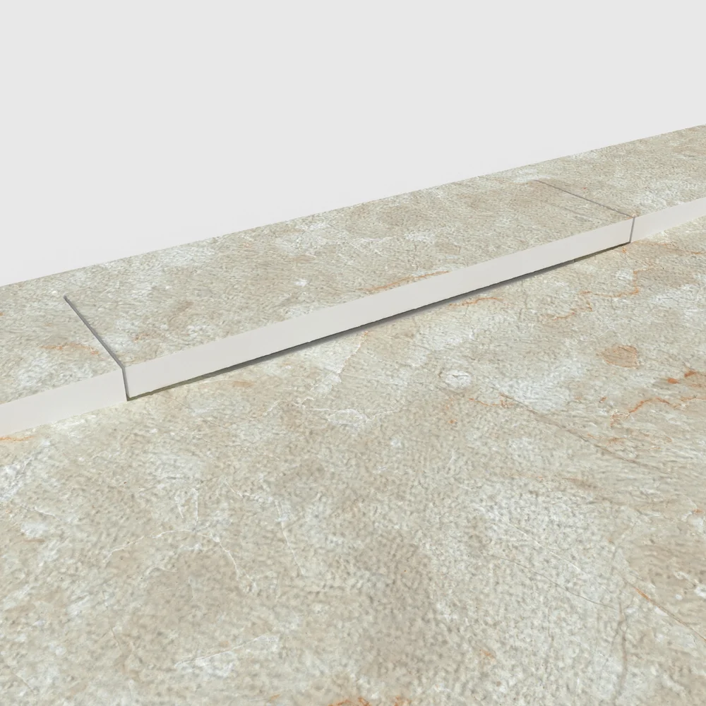 Douchebak PLASTER 3D imitatiemarmer-effect DOMARTH – detail