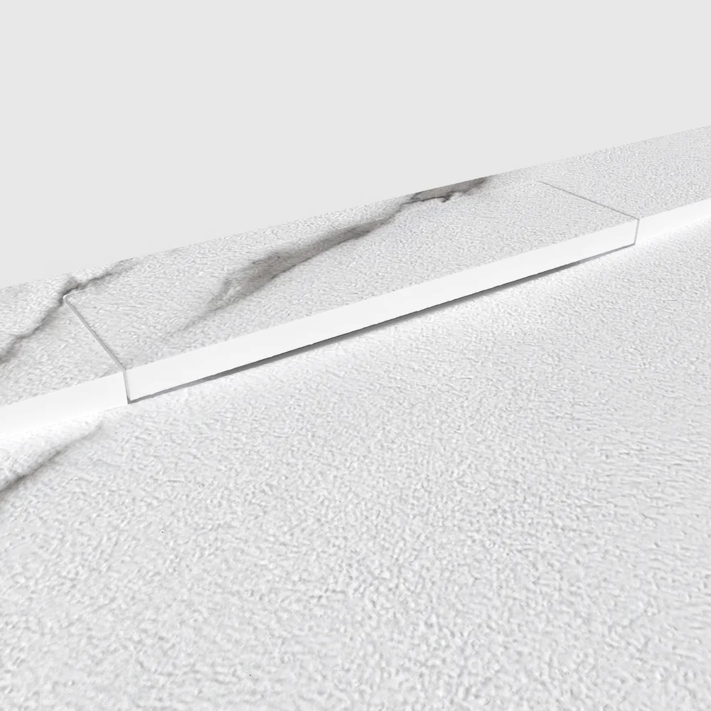 Douchebak PLASTER 3D imitatiemarmer-effect ERONTHEA – detail