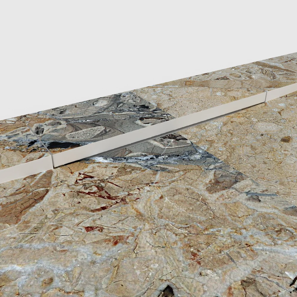 Douchebak PLASTER 3D imitatiemarmer-effect FIORAXIA – detail