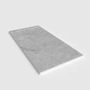 Douchebak PLASTER 3D imitatiemarmer-effect LAZURIC – perspectief