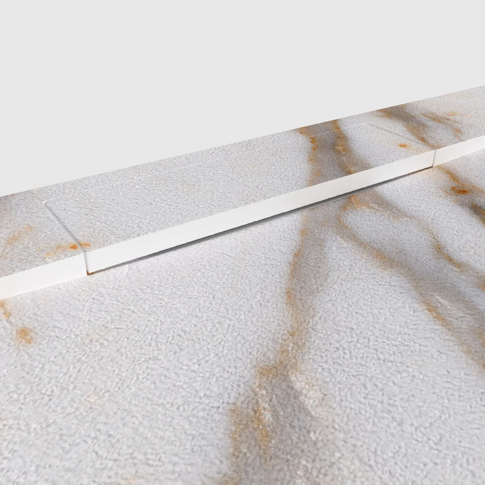 Douchebak PLASTER 3D imitatiemarmer-effect LUNARETH – detail