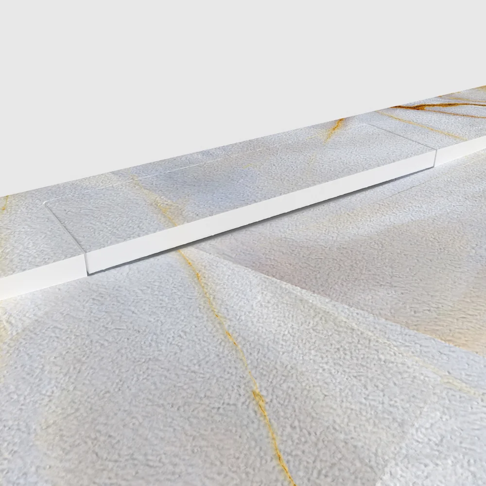 Douchebak PLASTER 3D imitatiemarmer-effect MAJOLYS – detail