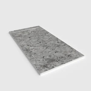 Douchebak PLASTER 3D imitatiemarmer-effect MARBELIA – perspectief