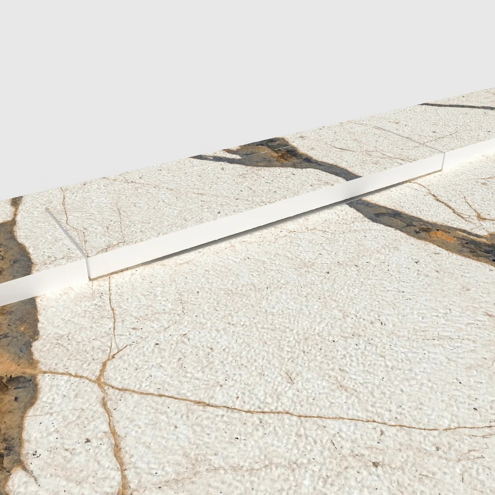 Douchebak PLASTER 3D imitatiemarmer-effect MARMEZINE – detail