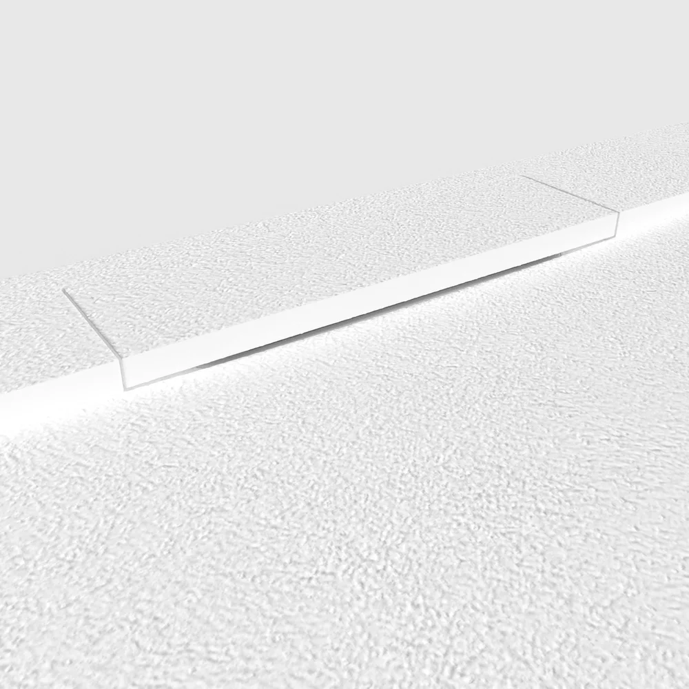 Douchebak PLASTER 3D imitatiemarmer-effect MIRCALIA – detail