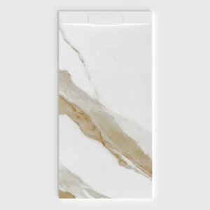 Douchebak PLASTER 3D imitatiemarmer-effect MIRCALIA – vooraanzicht