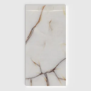 Douchebak PLASTER 3D imitatiemarmer-effect PALLENZIA – vooraanzicht